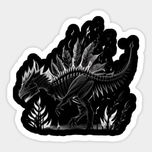 Dinosaur Fossil Sticker